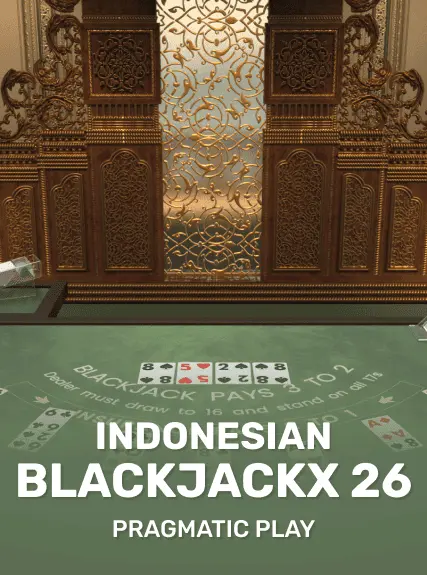 Indonesian BlackjackX 26 game tile